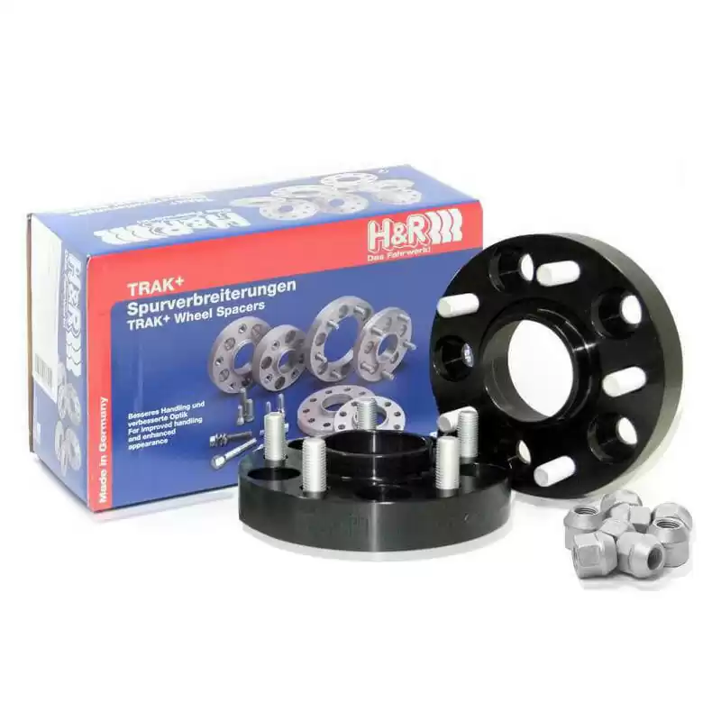 H&R DRM-Systeem Spoorverbrederset 64mm per as - Steekmaat 5x130 - Naaf 71,6mm - Boutmaat M14x1,5 -   Porsche - Zwart