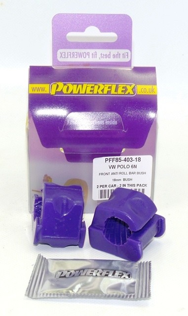 VW Lupo  Front Anti Roll Bar Bush 18mm - PowerFlex PFF85