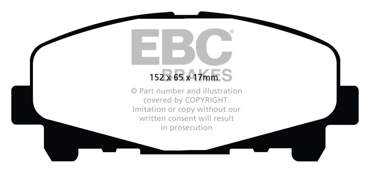 EBC Brakes HONDA Accord 2.4 Tourer (CW2) 2008-.. Remblokken voor
