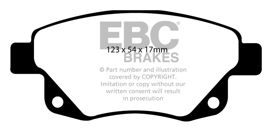EBC Brakes FORD BEDRIJFSWAGEN Transit 300 FWD 2006-.. Remblokken