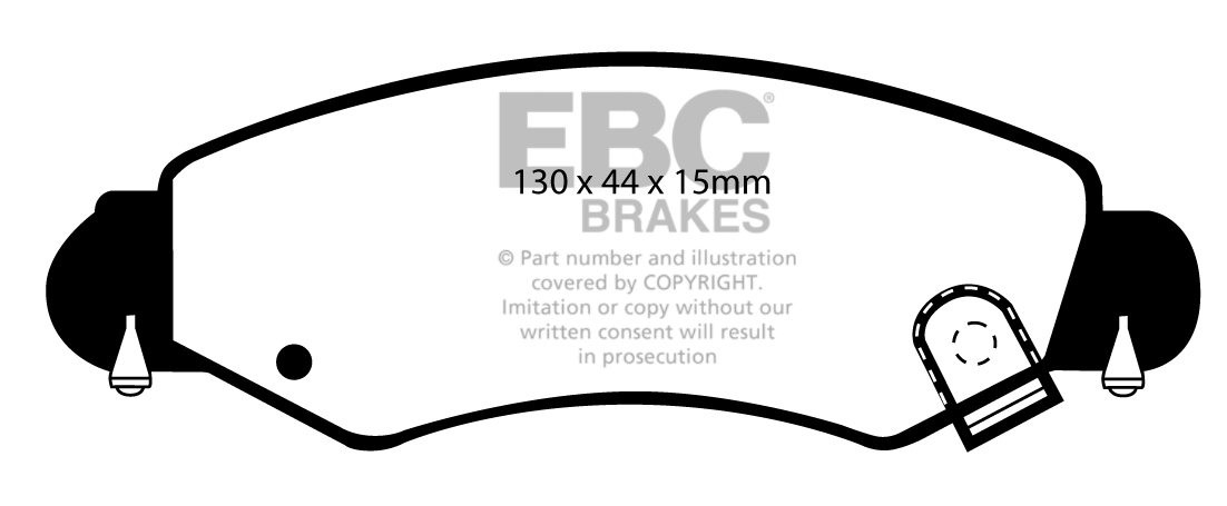 EBC Brakes OPEL Agila 1.3 TD (200mm Trommels) 2003-2008 Remblokk