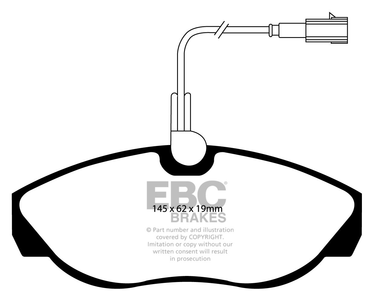 EBC Brakes PEUGEOT BEDRIJFSWAGEN Boxer 1.9 D 99-2001 Remblokken