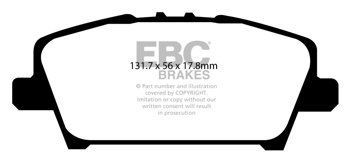 EBC Brakes HONDA Civic 1.8 (FK FN) 2006-.. Remblokken voorzijde
