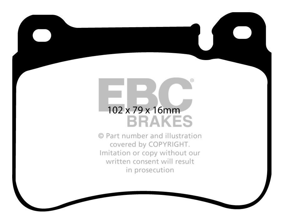 EBC Brakes MERCEDES C-Class Coupe (CL203) Models with Sport Pack
