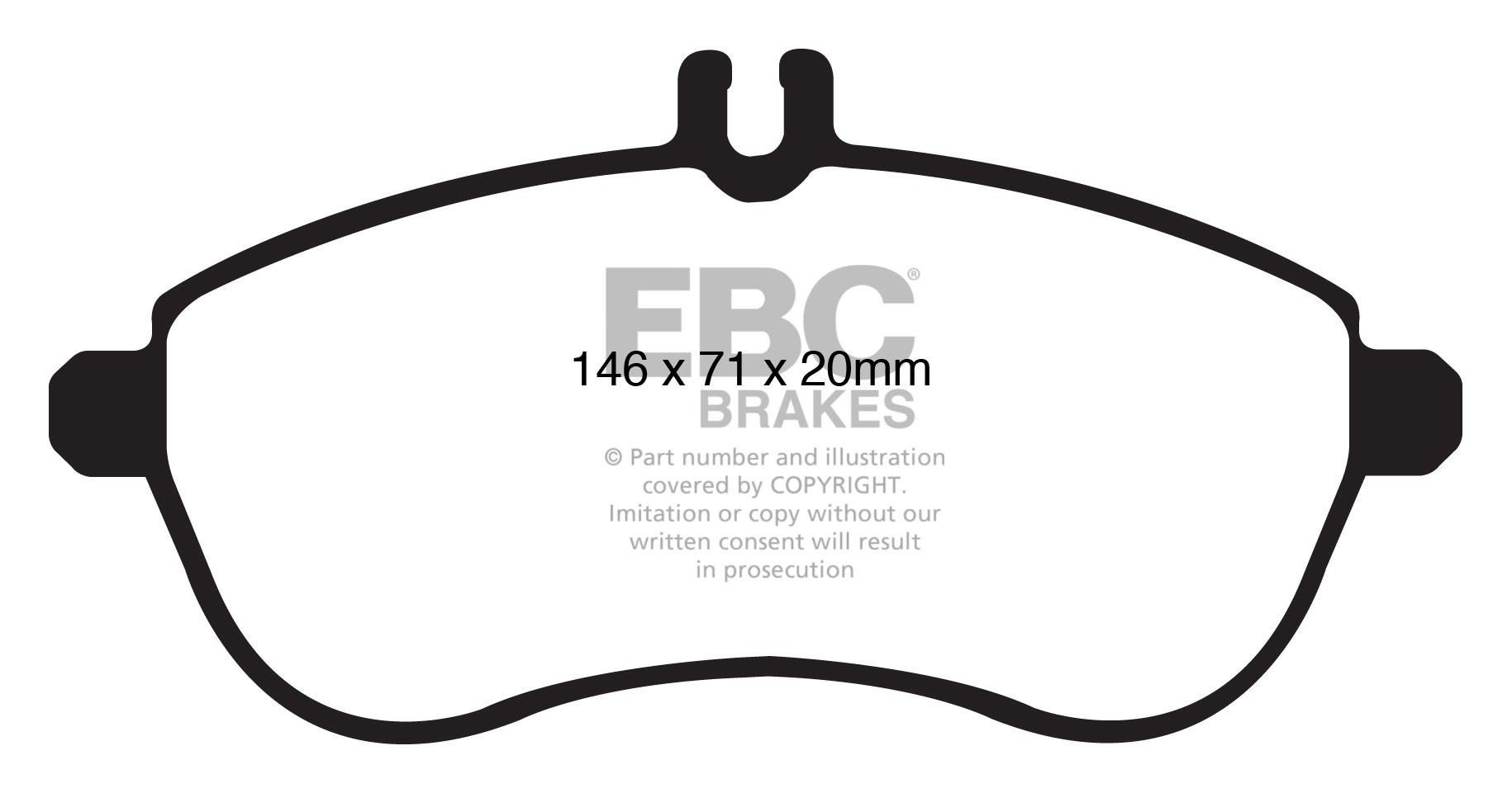 EBC Brakes MERCEDES E-Class Coupe (C207) E250 (1.8) 2009-.. Remb