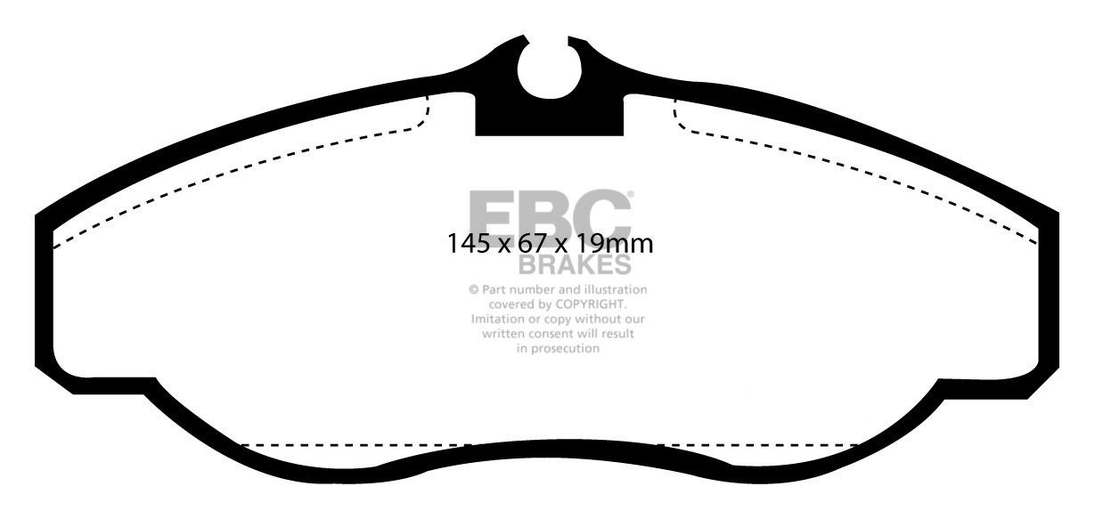 EBC Brakes LAND ROVER Range Rover 3.9 94-96 Remblokken voorzijde