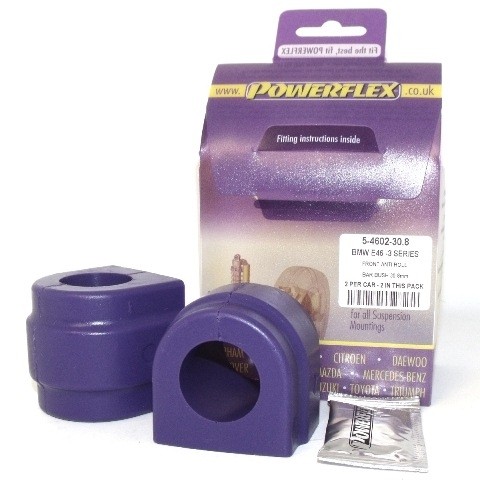 BMW E46 3 SERIES  Front Anti Roll Bar Bush 30.8mm  - PowerFlex P