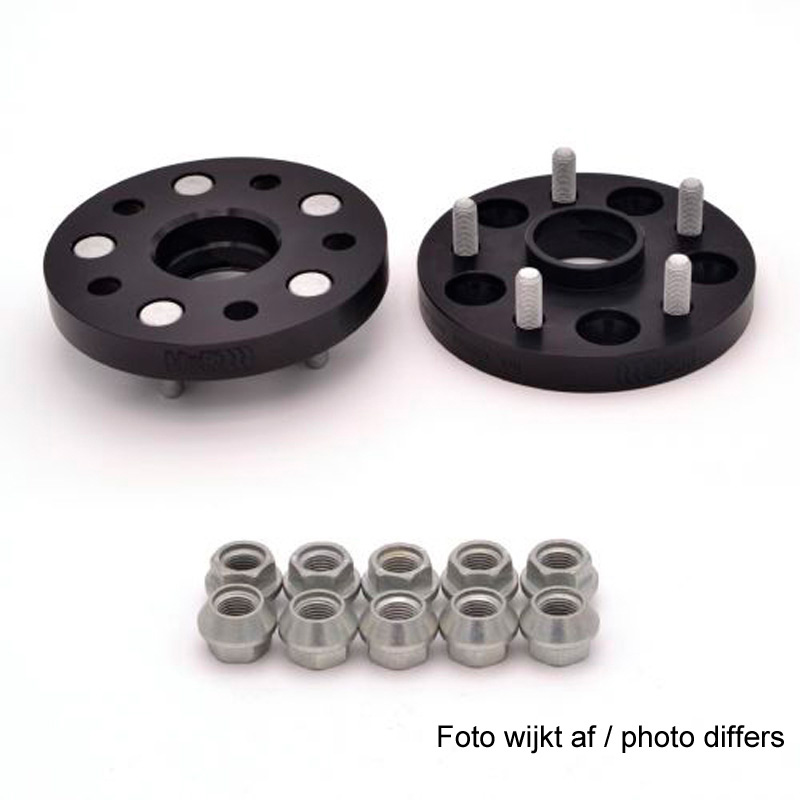H&R DRM-Systeem Spoorverbreders 17mm 5x120 - Naaf 64,0mm - Boutmaat M14x1,5 -  Honda - Zwart