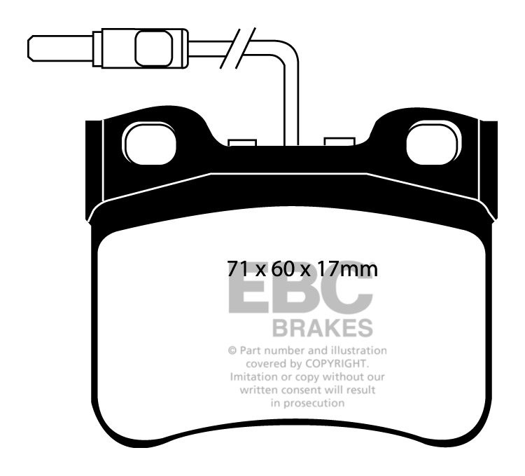 EBC Brakes CITROEN AX 1.4 89-96 Remblokken voorzijde