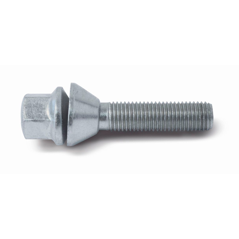 H&R Wielbout konisch met beweegbare ring M12x1.50 - Lengte 39mm (Bv.  Renault, Saab)