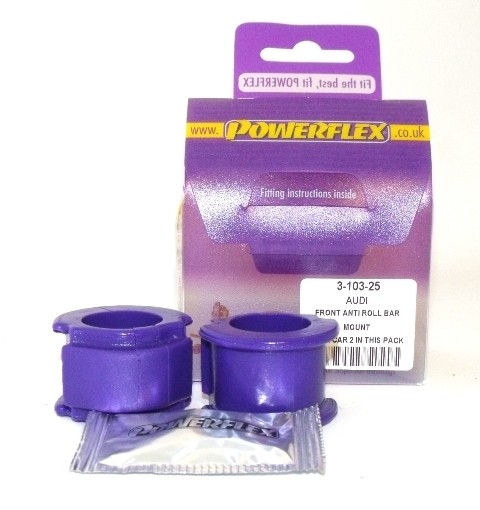 Audi Coupe  Front Anti Roll Bar Mount 25mm - PowerFlex PFF3-103-