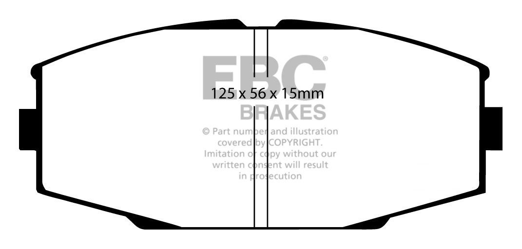 EBC Brakes TOYOTA Supra 3.0 86-93 Remblokken voorzijde greenstuf