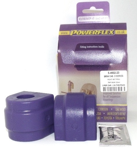 BMW E46 3 SERIES  Front Anti Roll Bar Bush 23mm - PowerFlex PFF5