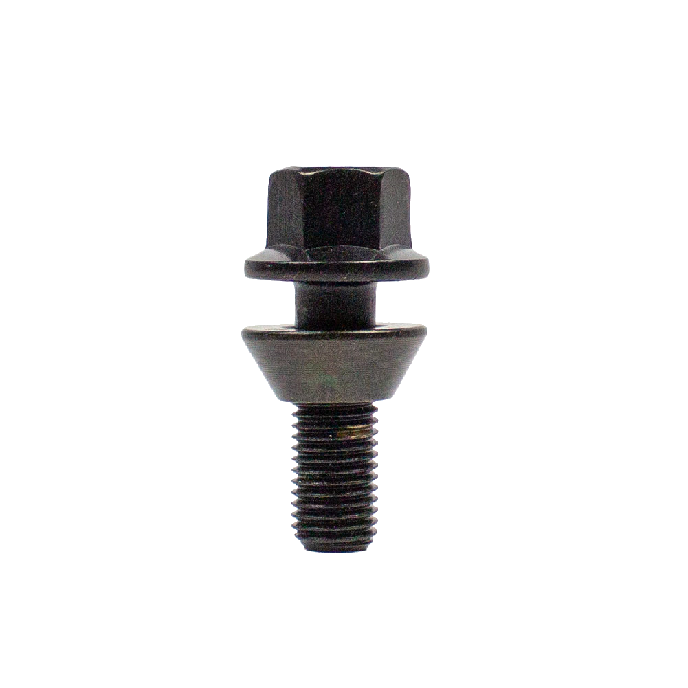 Wielbout M14 x 1,5 40 Kegel losse kop Zwart