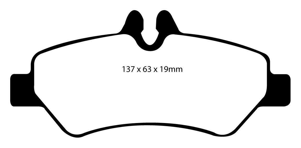 EBC Brakes VW BEDRIJFSWAGEN Crafter 35 2.5 TD 2006-.. Remblokken