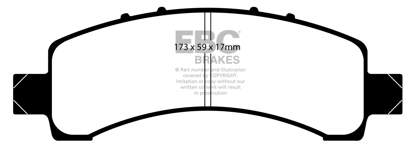 EBC Brakes CADILLAC Escalade 5.3 2WD 2002-2006 Remblokken achter