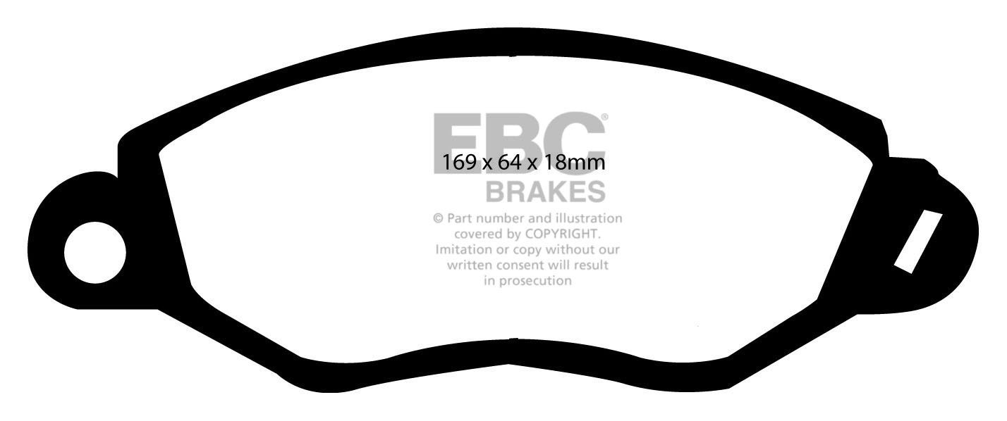 EBC Brakes FORD BEDRIJFSWAGEN Transit 280 2000-2006 Remblokken v