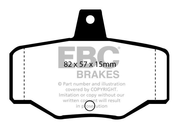 EBC Brakes NISSAN Primera 2.0 TD (P11) (ABS) 96-2002 Remblokken