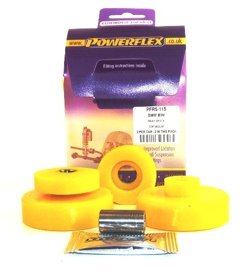 BMW Mini Generation 2 Rear Shock Top Mounting Bush - PowerFlex P