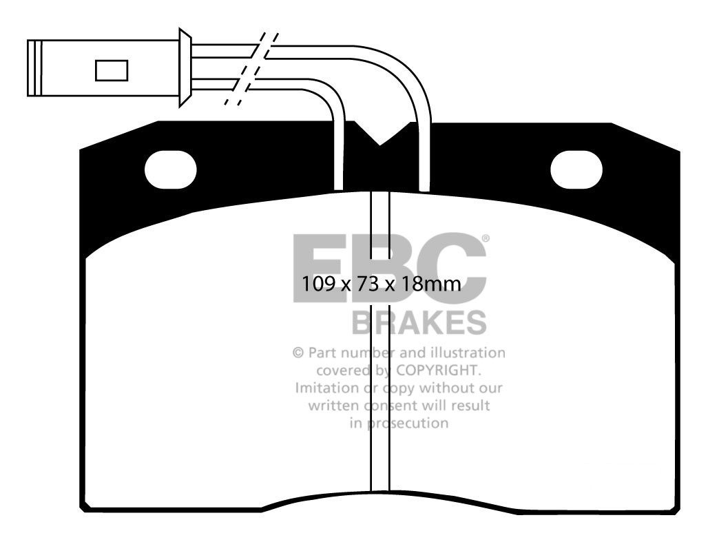 EBC Brakes IVECO BEDRIJFSWAGEN Daily (90-96) 35.1 90-96 Remblokk