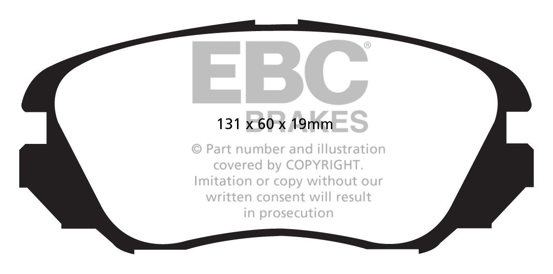EBC Brakes VAUXHALL (OPEL) Insignia 2.0 TD (131) 2008-.. Remblok