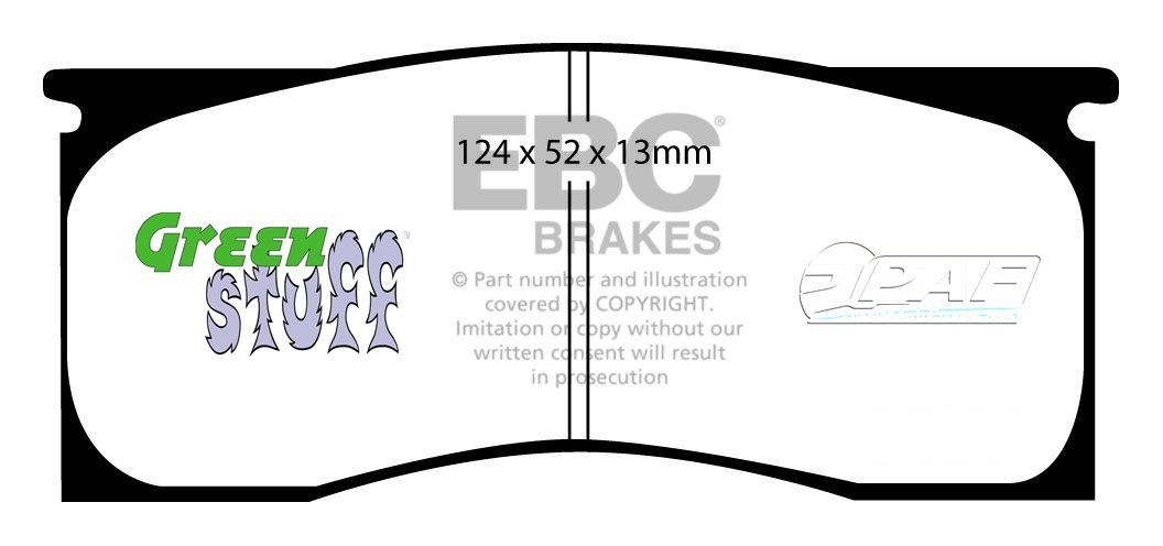 EBC Brakes FORD Mustang 7.0 1967 Remblokken voorzijde