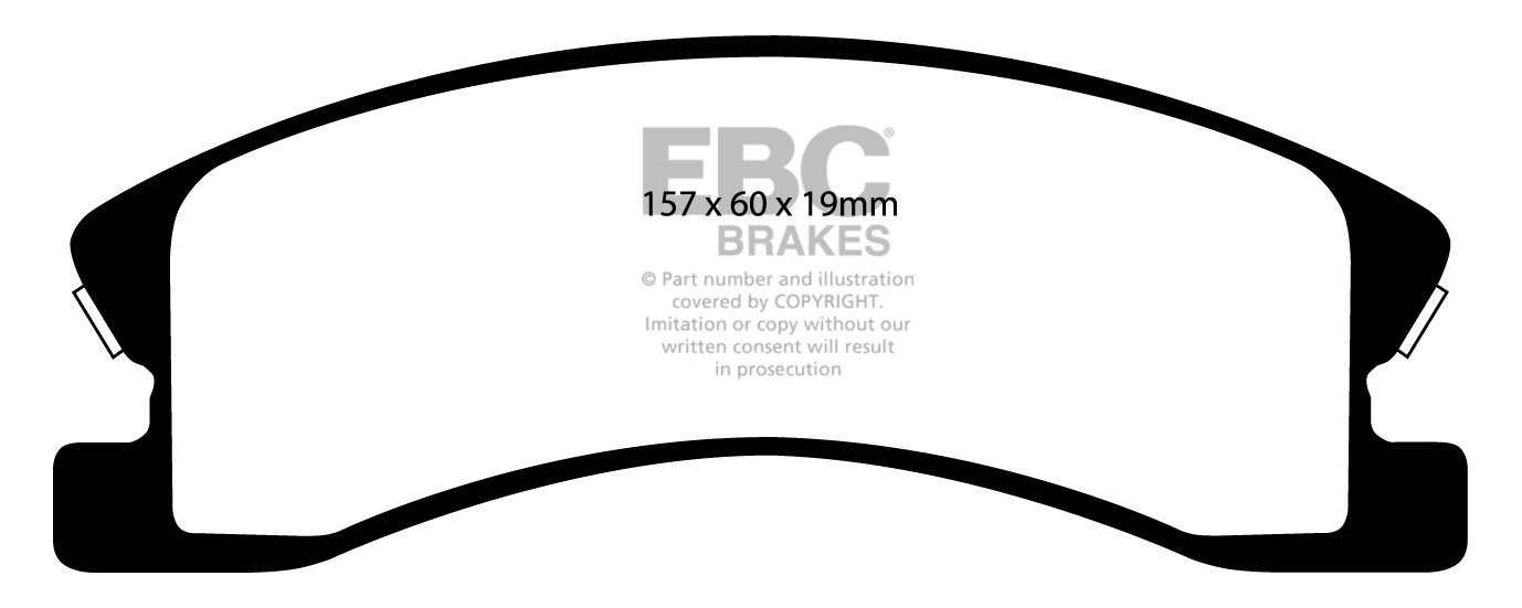 EBC Brakes JEEP Grand Cherokee 2.7 TD 2001-2005 Remblokken voorz