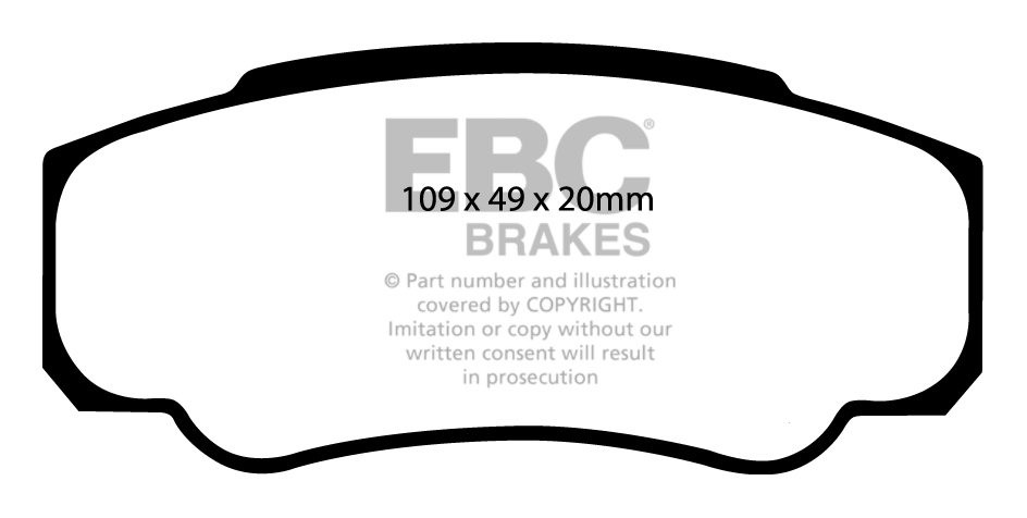 EBC Brakes PEUGEOT BEDRIJFSWAGEN Boxer 2.0 TD 2001-2006 Remblokk
